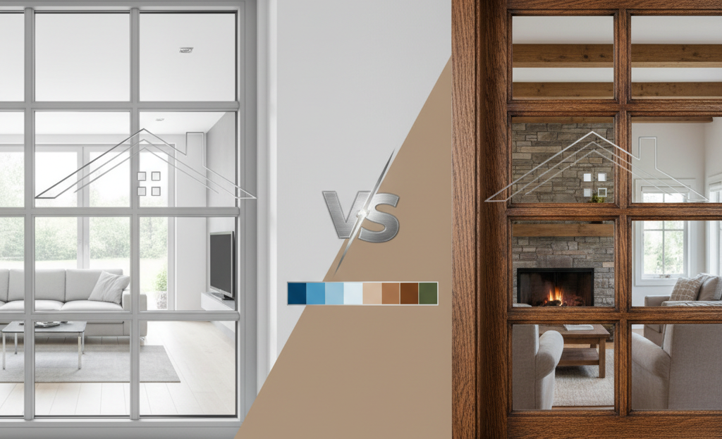 PVC vs legno: quale materiale scegliere in base alla tua casa