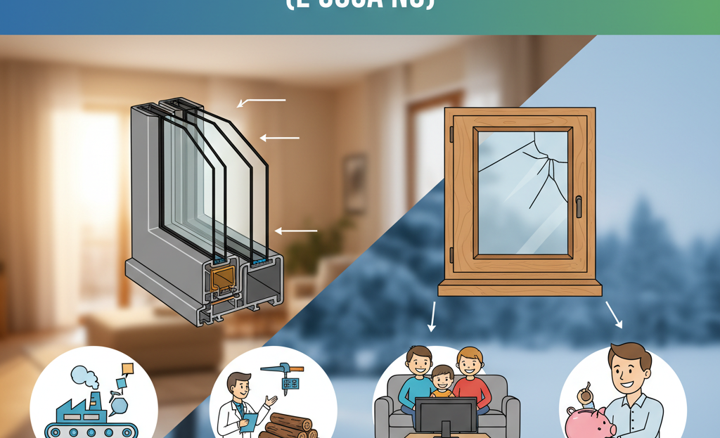 Cosa incide davvero sul prezzo degli infissi (e cosa no)