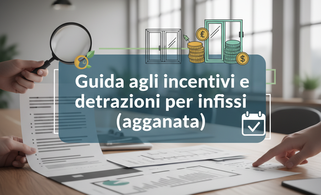 Guida agli incentivi e detrazioni per infissi 2026