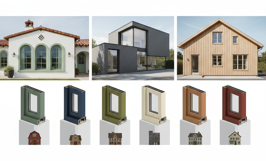 Colori infissi PVC quali scegliere in base allo stile della casa