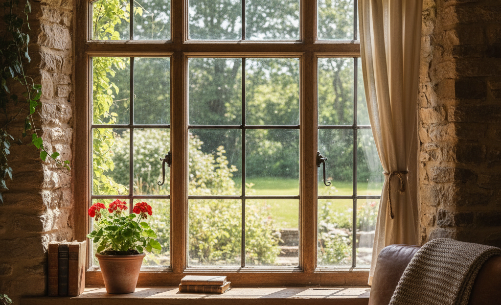 gli infissi per una casa rustica