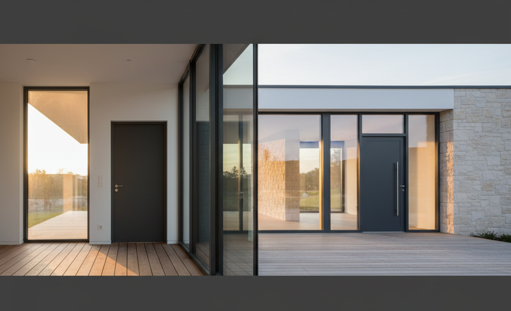 Infissi e porte devono essere dello stesso colore?