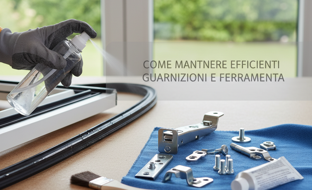 Come mantenere efficienti guarnizioni e ferramenta