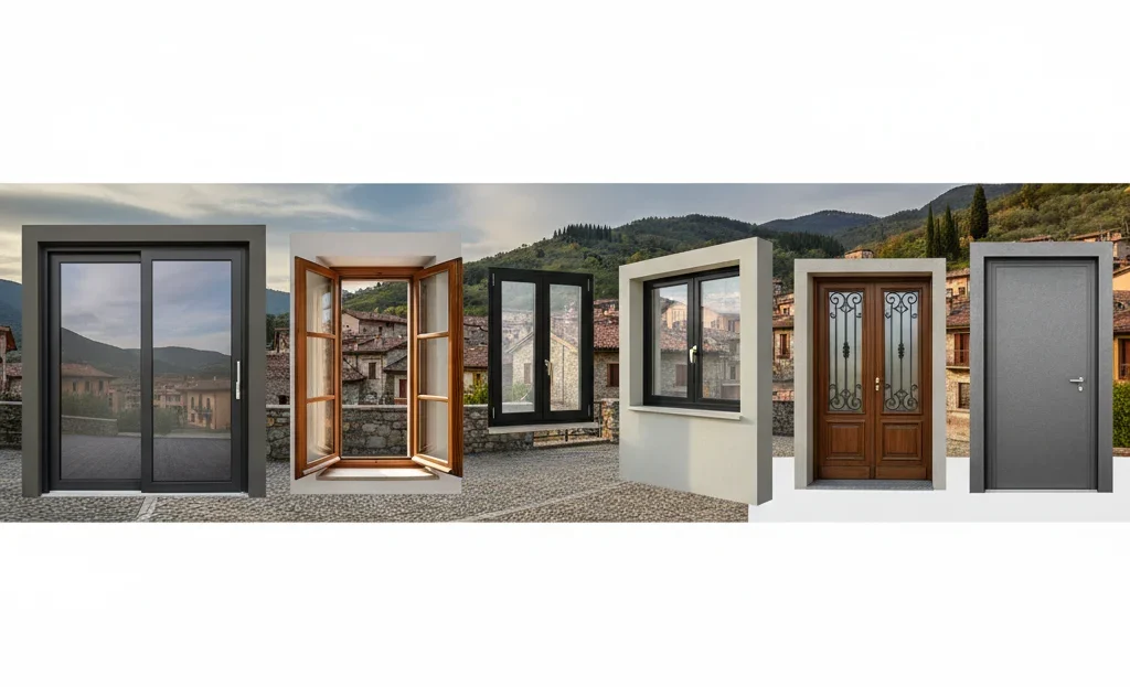 Tipologie di Serramenti Disponibili a Capovalle